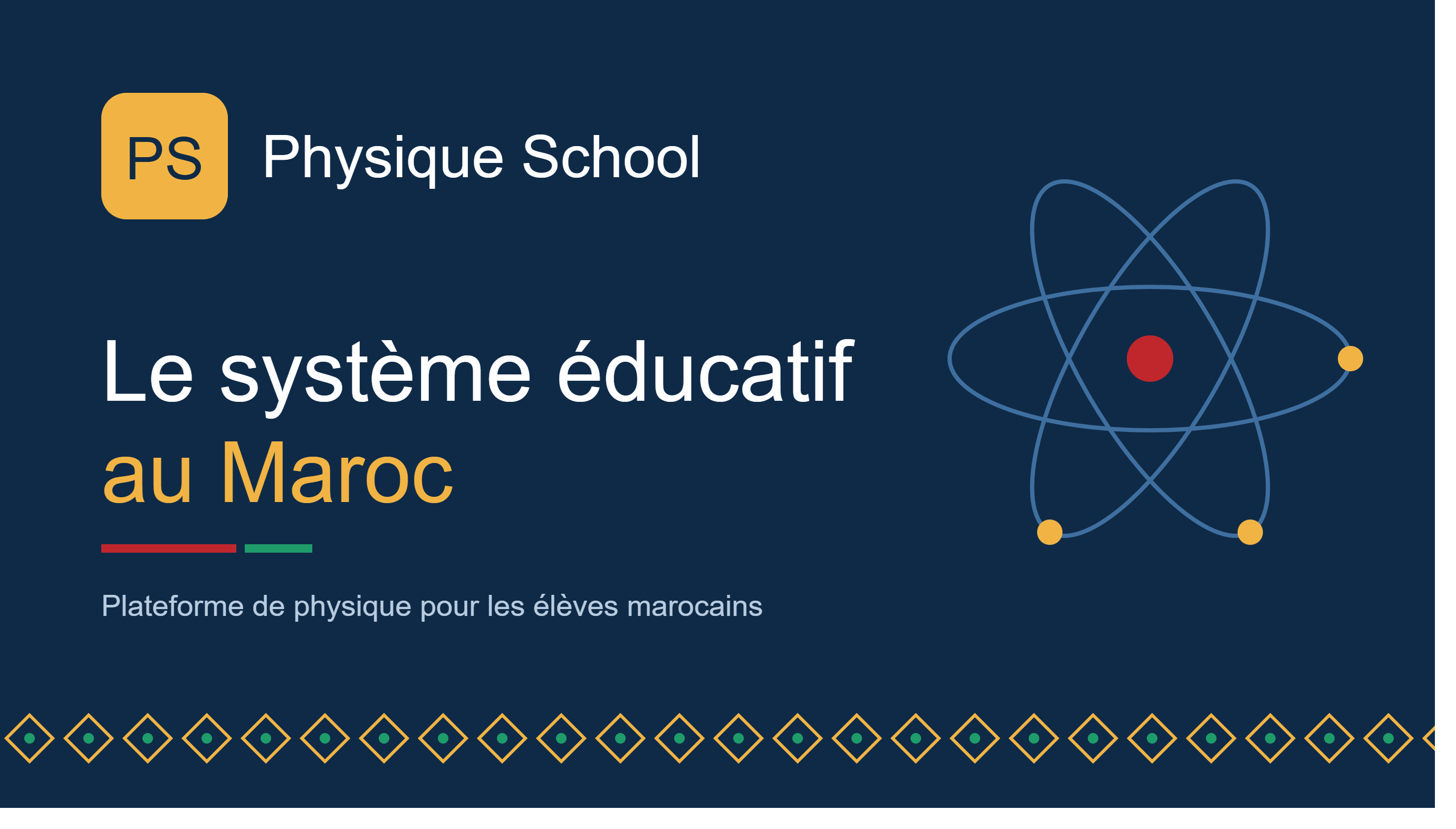 Le système éducatif au Maroc : primaire, collège et lycée qualifiant